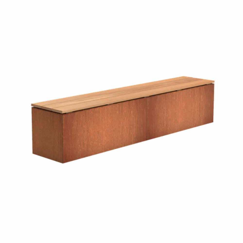 Adezz Corten Steel Bench - Image 2