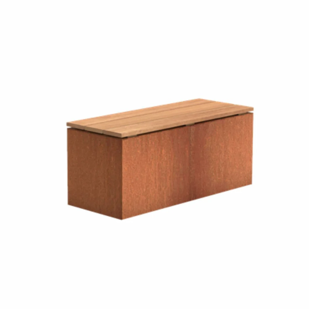 Adezz Corten Steel Bench - Image 4