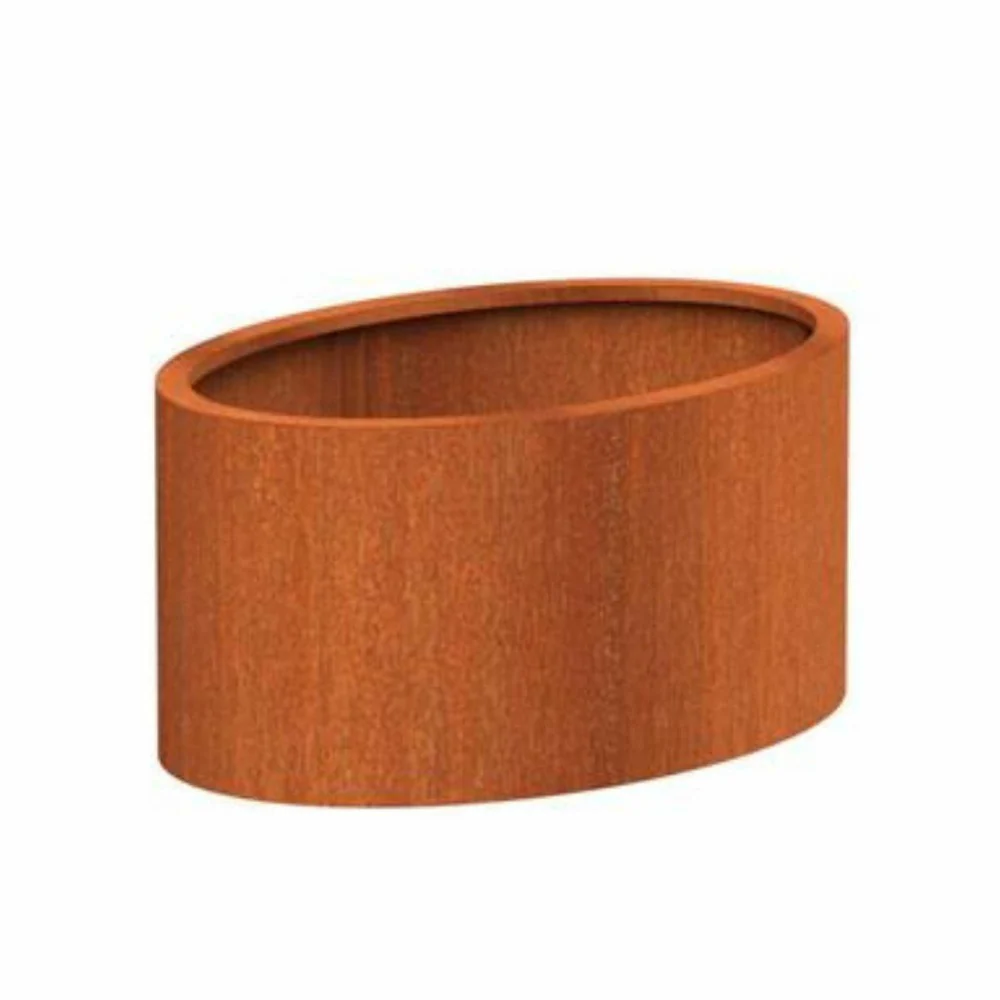 Adezz Ellipse Corten Steel Planters - Image 10