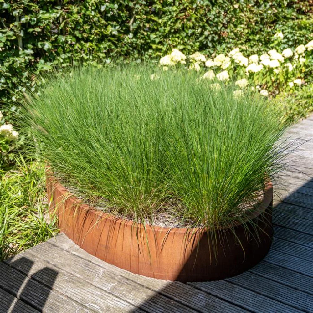 Adezz Ellipse Corten Steel Planters - Image 5