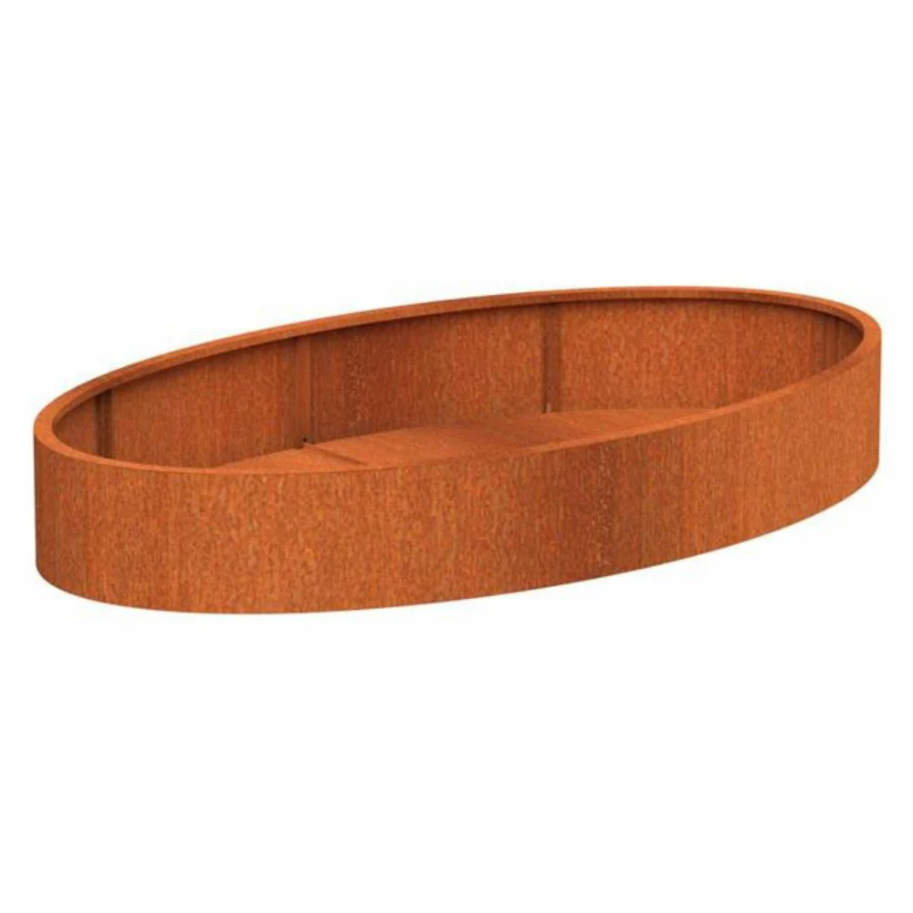 Adezz Ellipse Corten Steel Planters - Image 6
