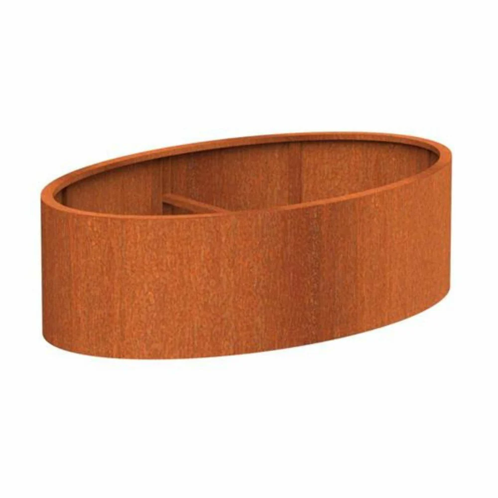 Adezz Ellipse Corten Steel Planters - Image 7