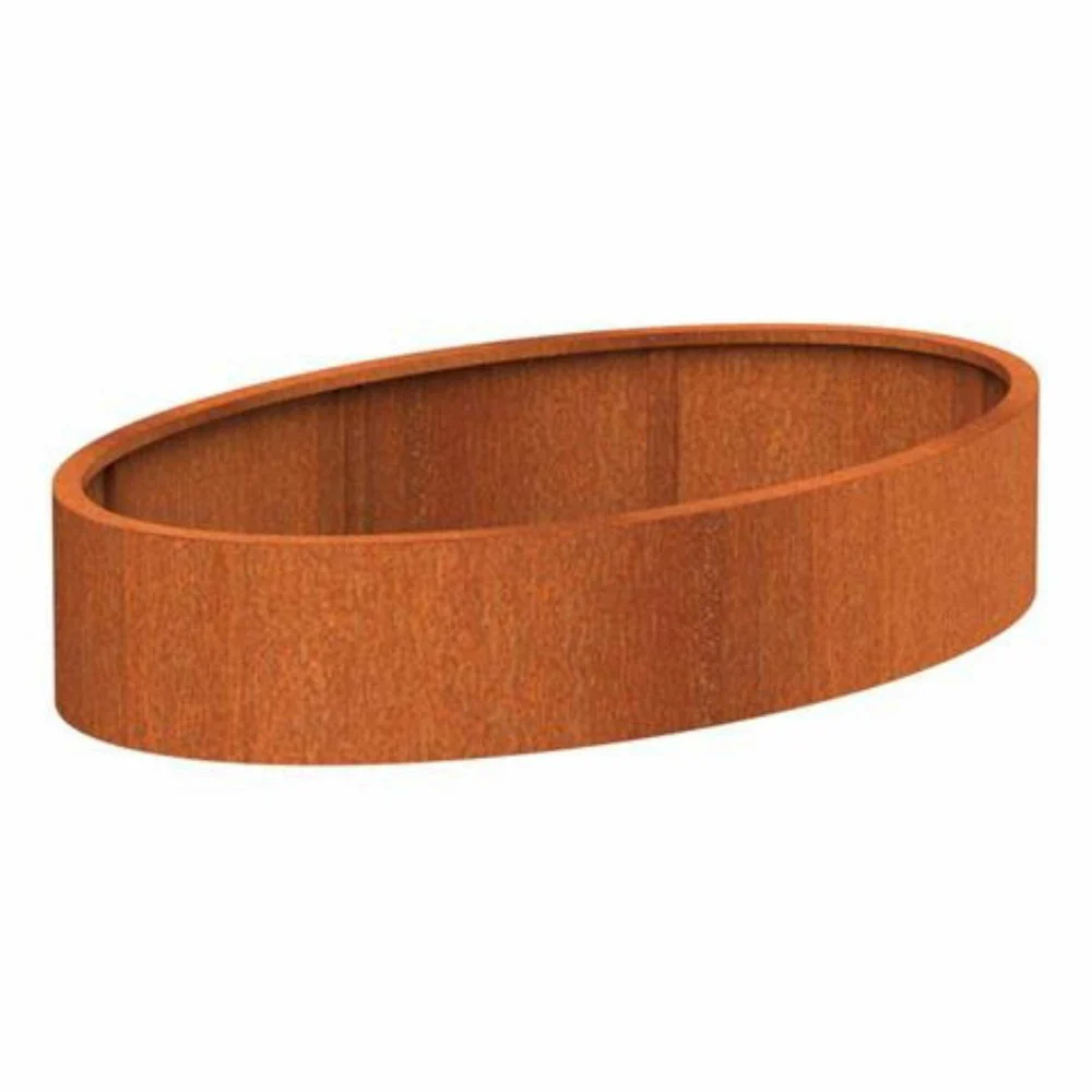 Adezz Ellipse Corten Steel Planters - Image 8