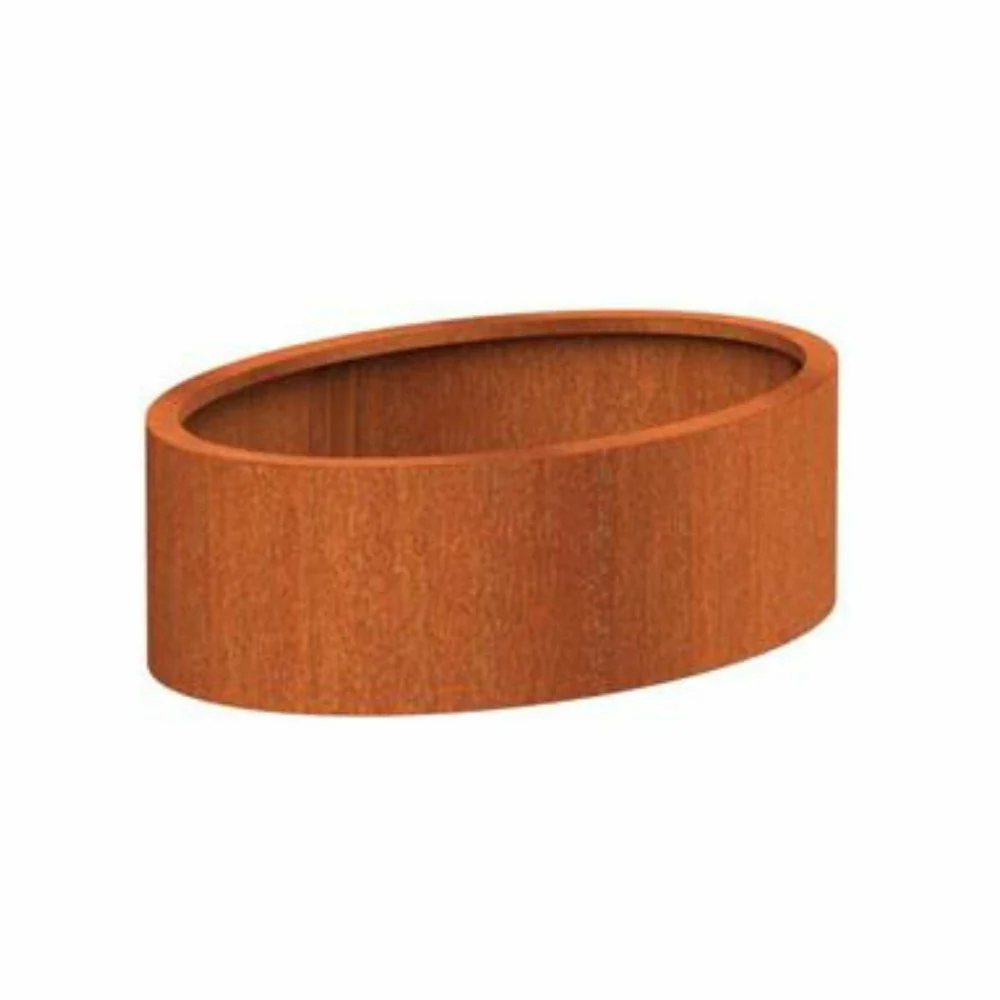 Adezz Ellipse Corten Steel Planters - Image 9