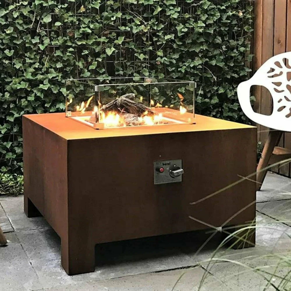 Adezz Forno Brann Corten Gas Fire Pit in S, M, L and Tall - Image 5
