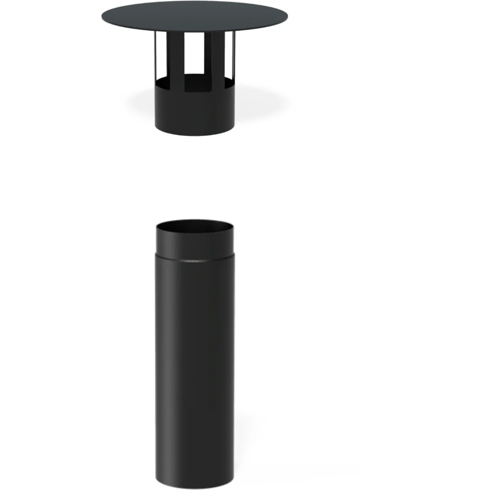 Adezz Forno Fireplace Flues in Black Corten Steel - Image 9