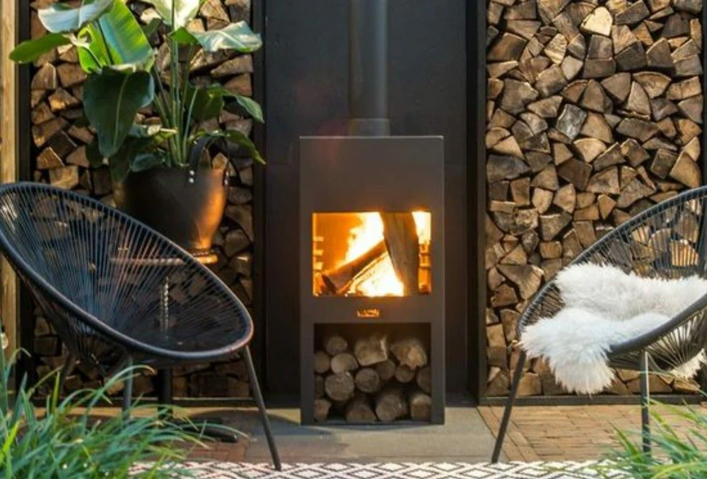 Adezz Forno Stig Outdoor Fireplace in Corten Steel - Image 4