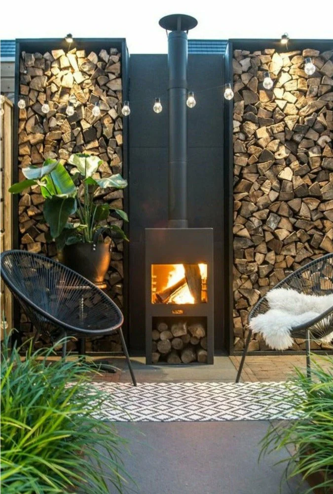 Adezz Forno Stig Outdoor Fireplace in Corten Steel - Image 6