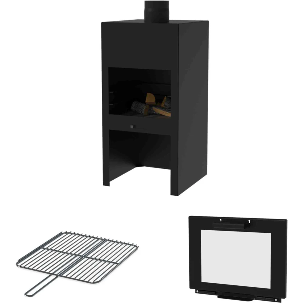 Adezz Forno Stig Outdoor Fireplace in Corten Steel - Image 7