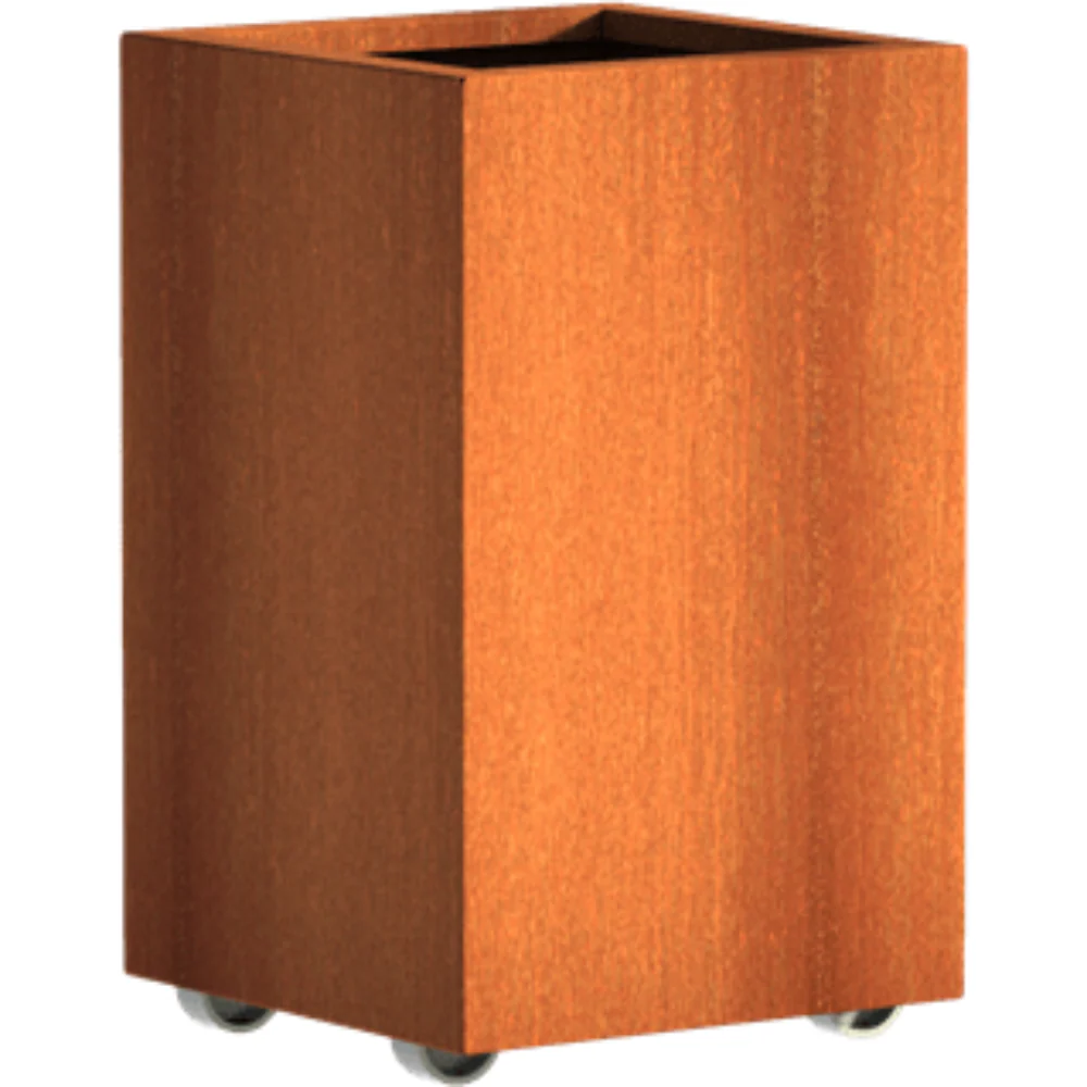 Adezz Andes Corten Steel Planter with Wheels - Image 13