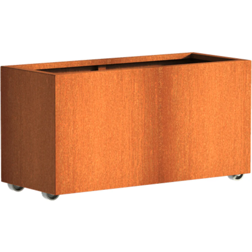 Adezz Andes Corten Steel Planter with Wheels - Image 16