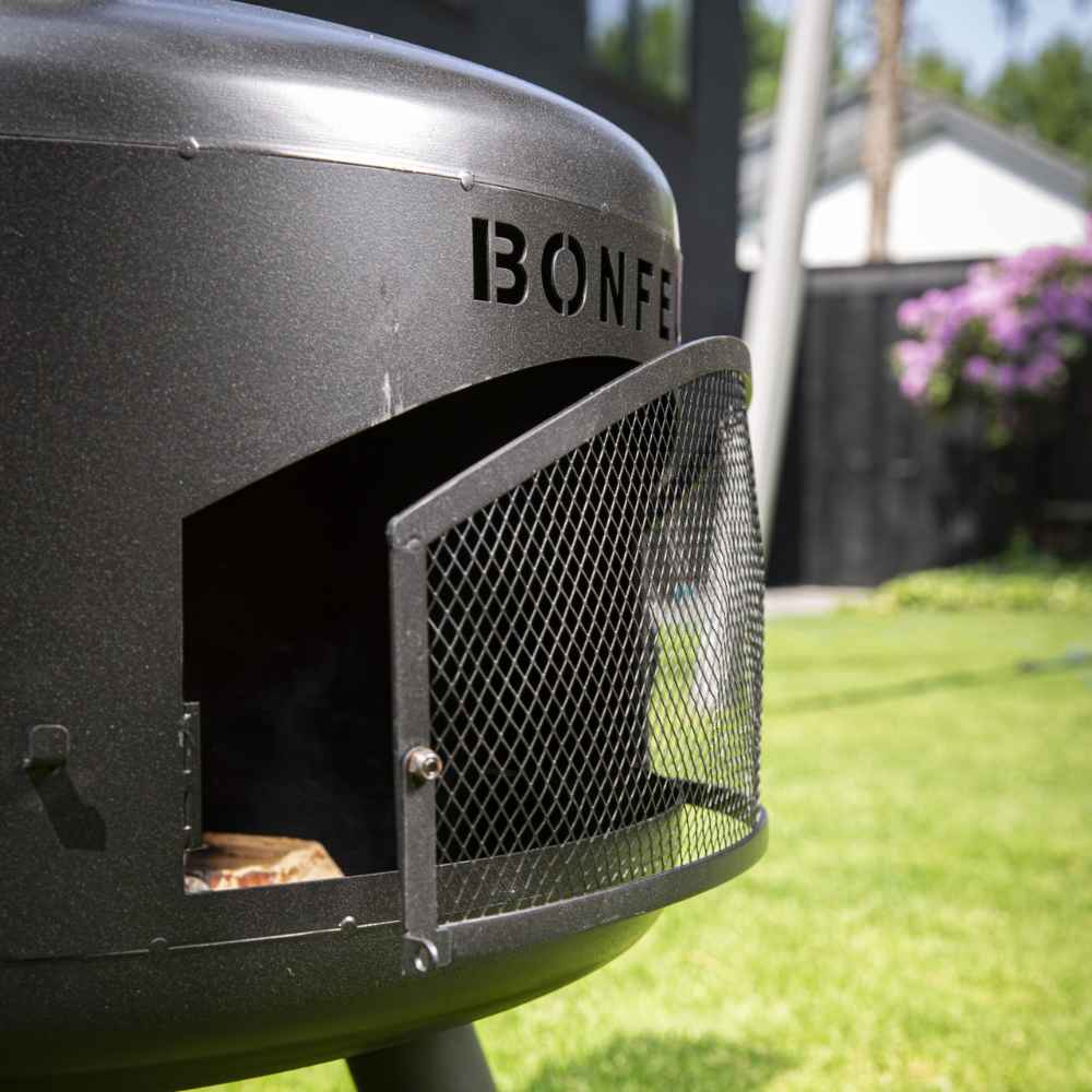 Bonfeu BonGiro Black Outdoor Fireplace - Image 4
