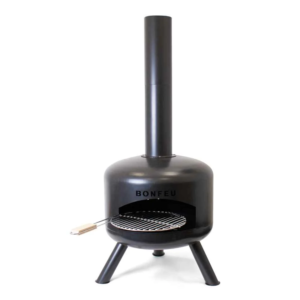 Bonfeu BonGiro Black Outdoor Fireplace - Image 6