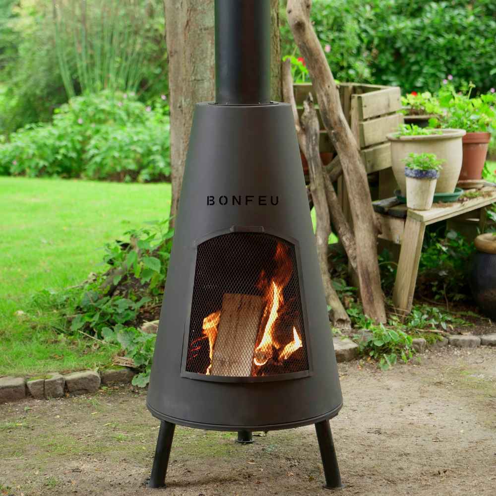 Bonfeu BonPyra Black Outdoor Fireplace - Image 3