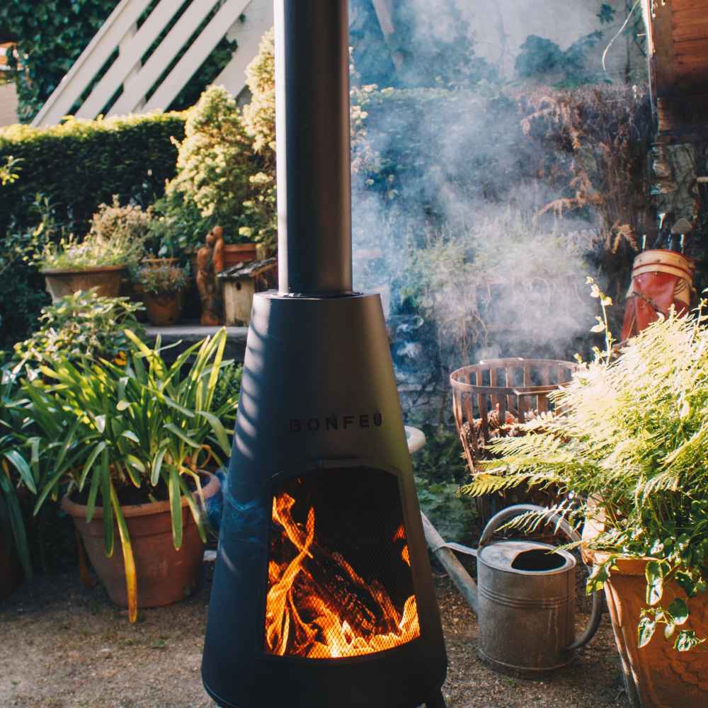 Bonfeu BonPyra Black Outdoor Fireplace - Image 4