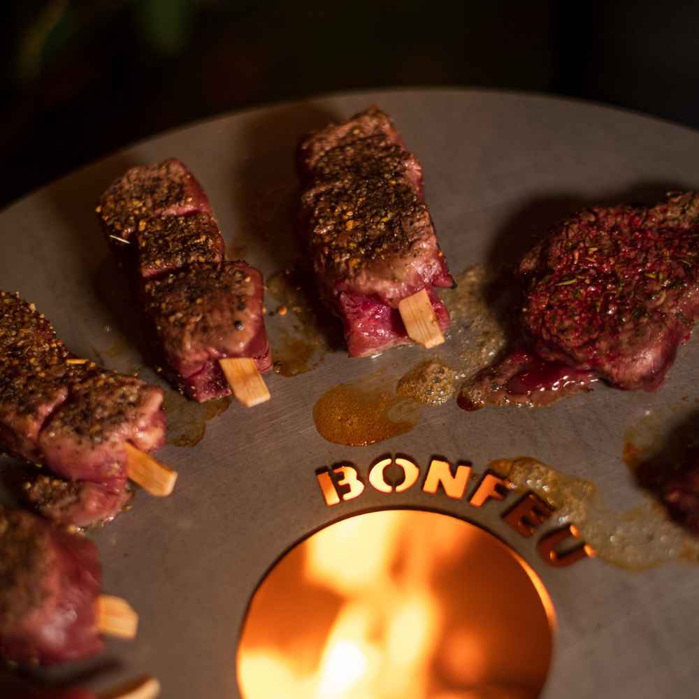 BonFeu Outdoor Fireplace BBQ Grill Plancha - Image 3