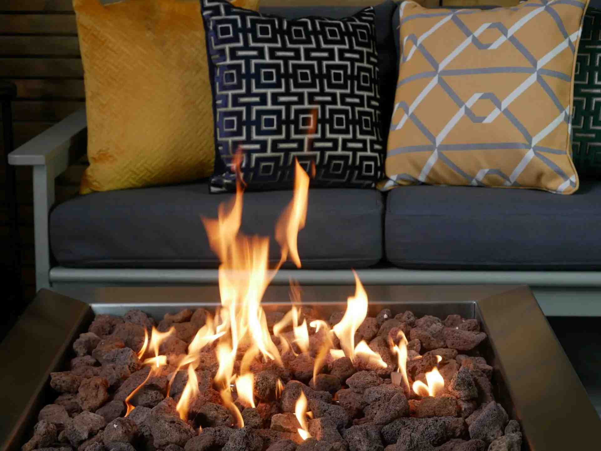 Brightstar Fires Callisto Square Gas Fire Pit Table Stainless Steel - Image 4