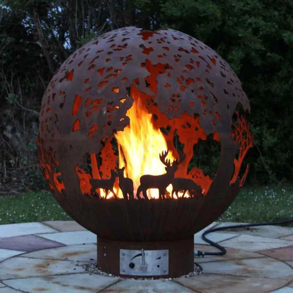 Brightstar Fires English Country Sphere Gas Fire Pit - Image 7