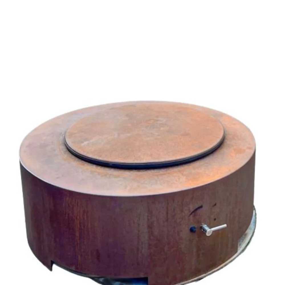 Brightstar Fires Saturn Gas Fire Pit in Corten Steel - Image 2