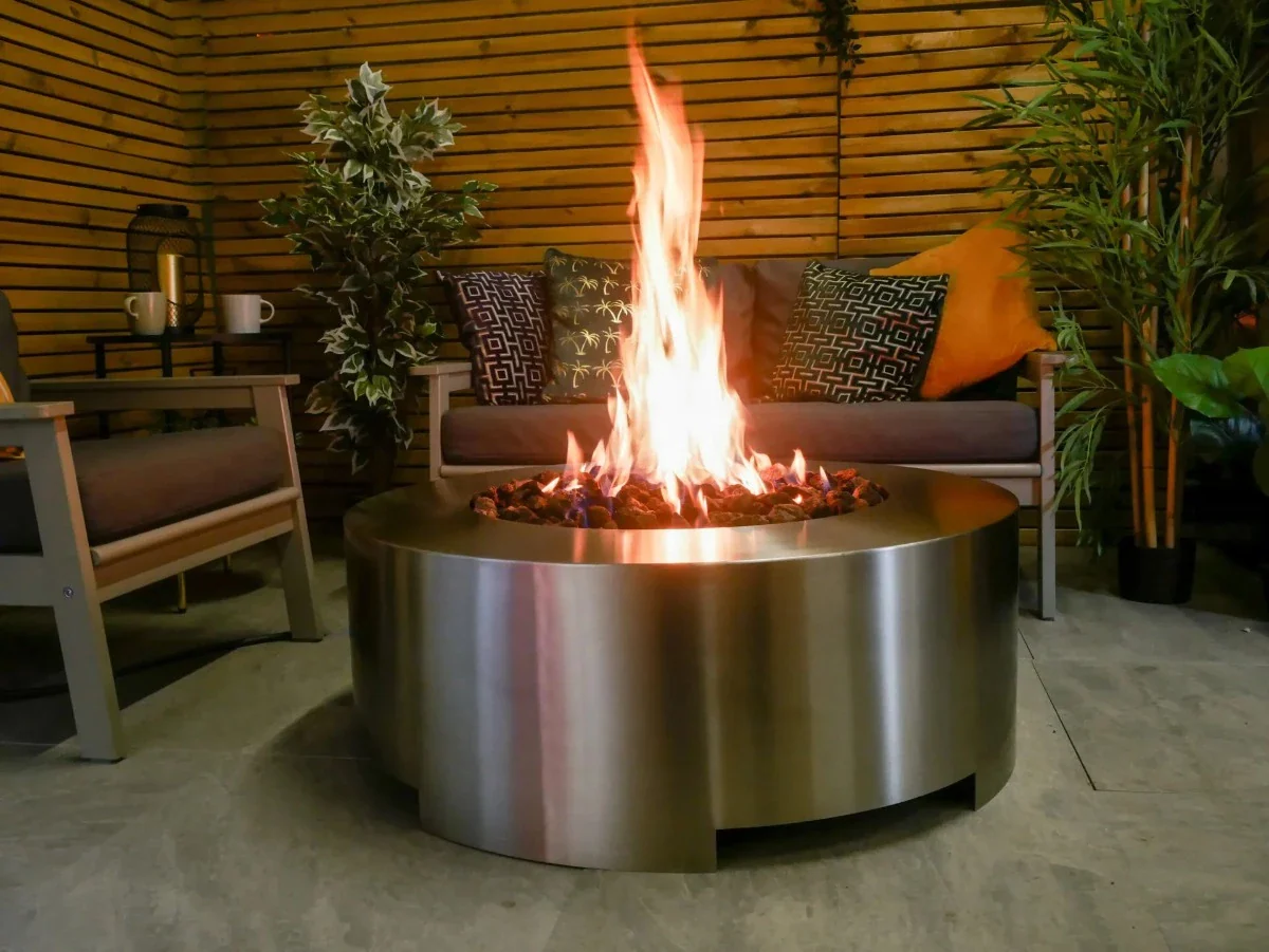 Brightstar Fires Saturn Round Gas Fire Pit Table - Image 3