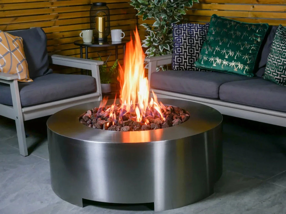 Brightstar Fires Saturn Round Gas Fire Pit Table - Image 5
