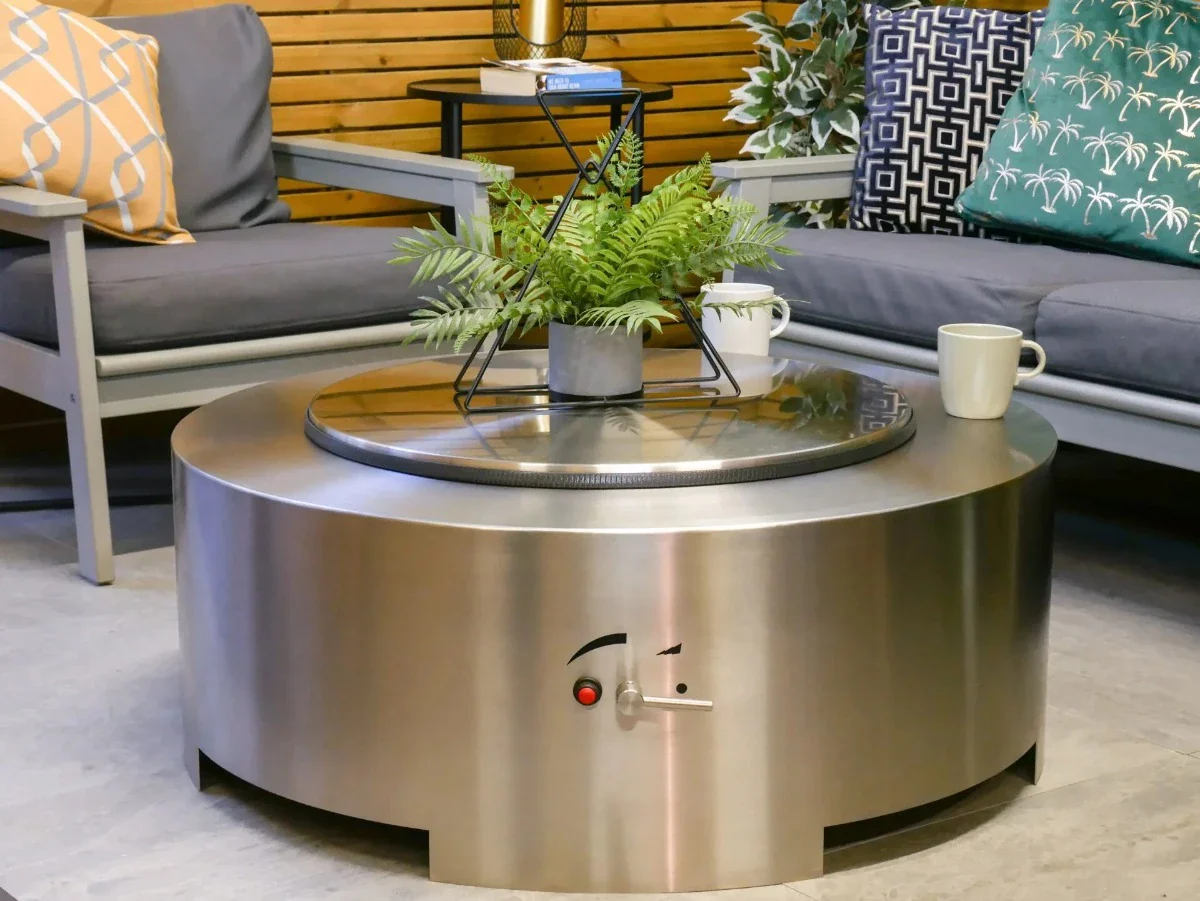 Brightstar Fires Saturn Round Gas Fire Pit Table - Image 6