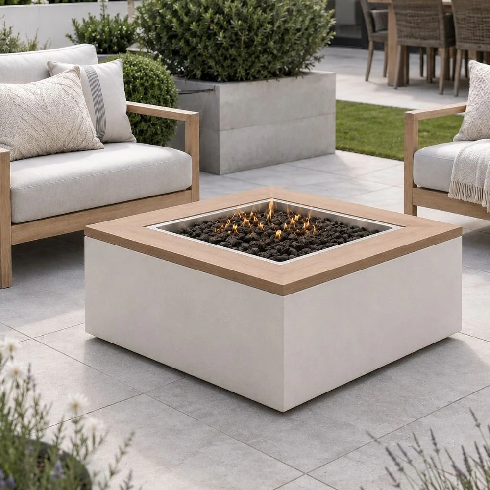 Brightstar Fires Square Gas Fire Pit Burner Kit - Image 5