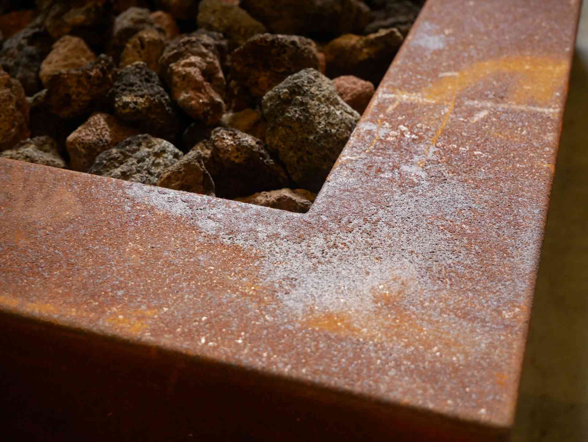 Brightstar Fires Titan Gas Fire Pit in Corten Steel - Image 5