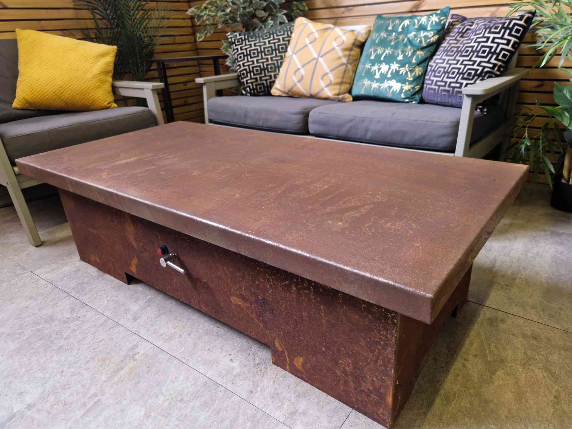 Brightstar Fires Titan Gas Fire Pit in Corten Steel - Image 6