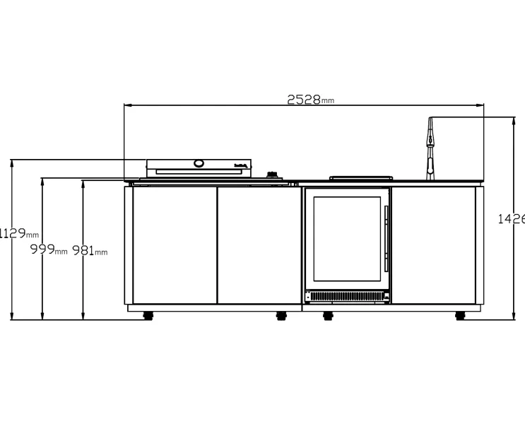Buschbeck Derby Outdoor Kitchen White - Image 11