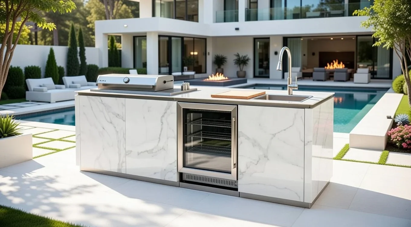 Buschbeck Derby Outdoor Kitchen White - Image 9