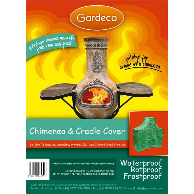 Gardeco Chimenea Cover for Cradle with Large Chimenea - Image 2