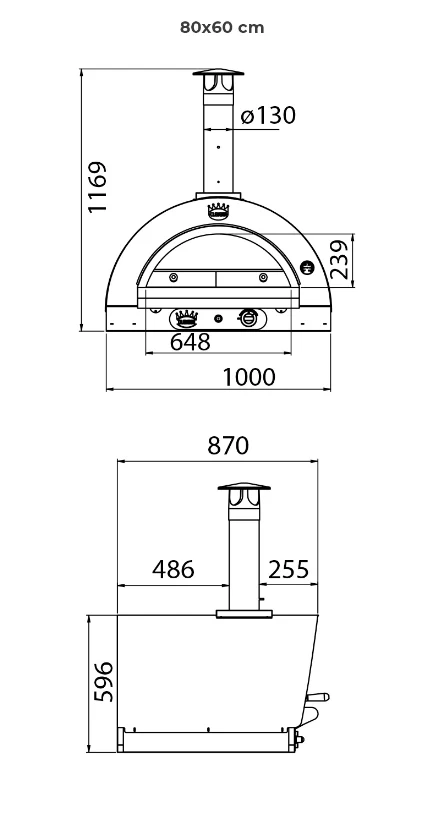 Clementi Original Gas Fired Outdoor Pizza Oven - Image 11