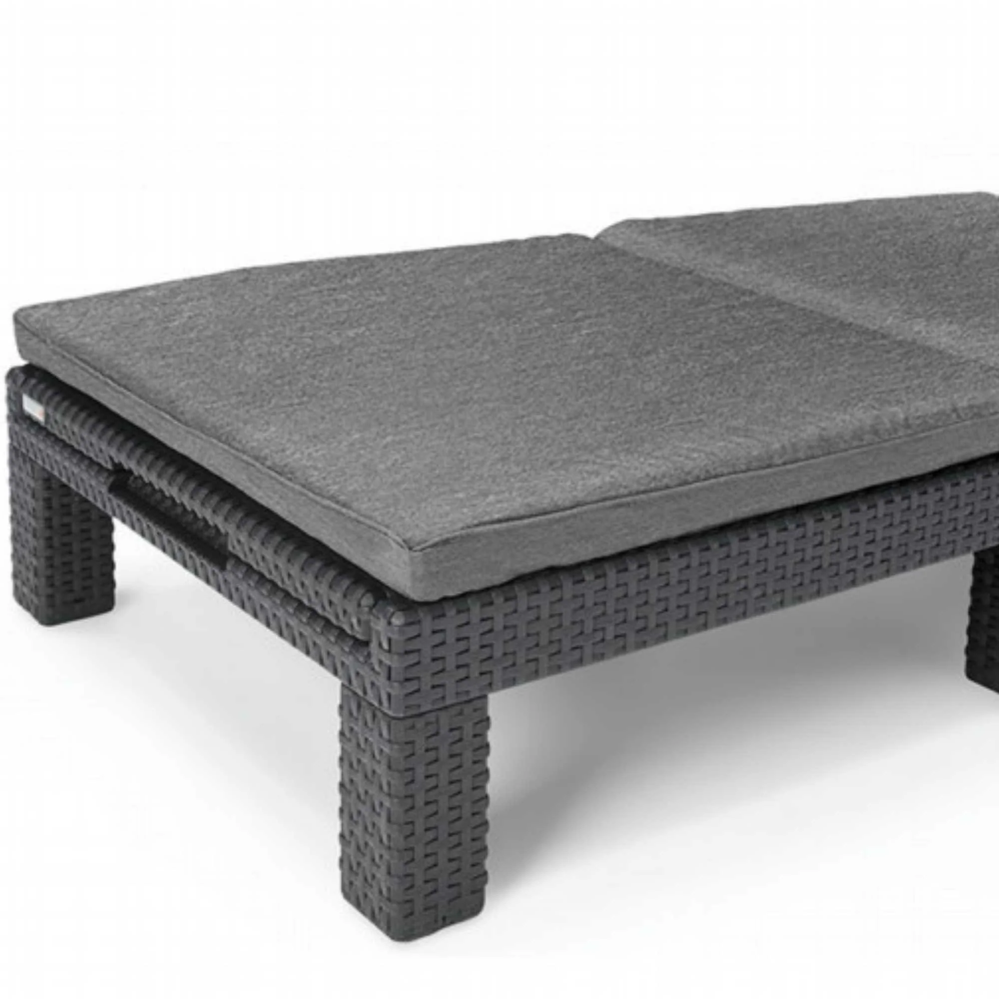 Keter Daytona Lounger with Grey Cushions - Image 9