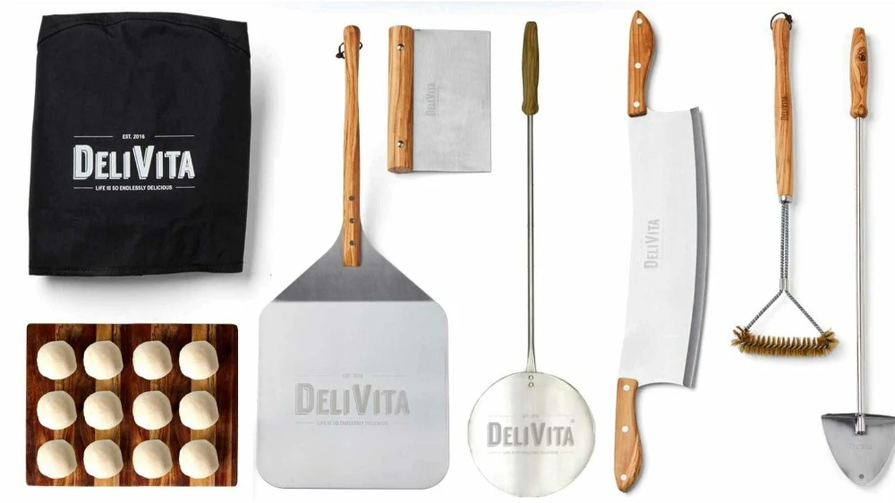 DeliVita Wood Fired Pizza Oven Pizzaiolo Collection Bundle - Image 7