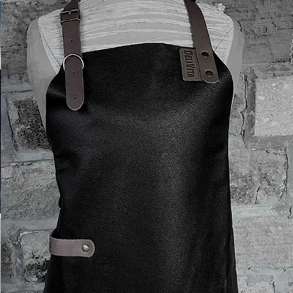 Delivita BBQ and Pizza Oven Leather Apron - Image 3