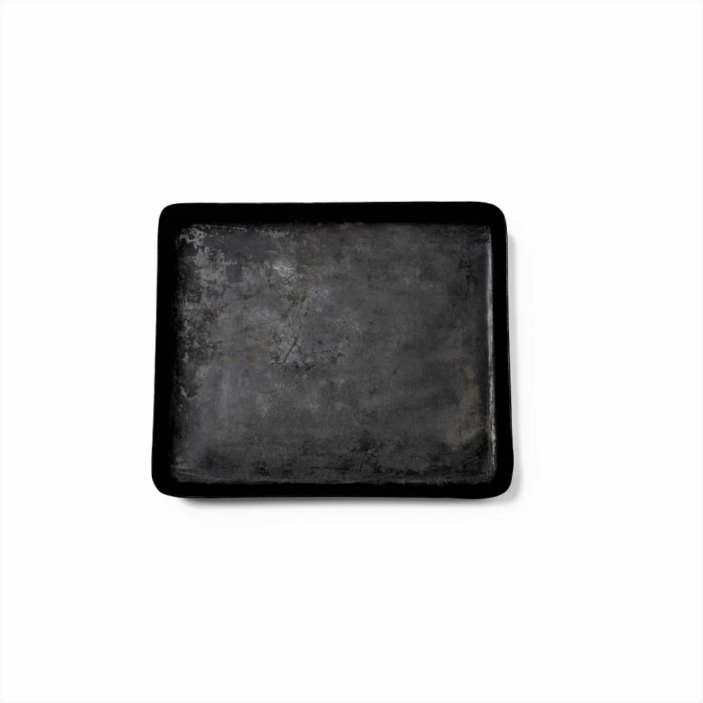 Delivita Black Iron Cooking Dish for Outdoor Pizza Ovens - Image 2