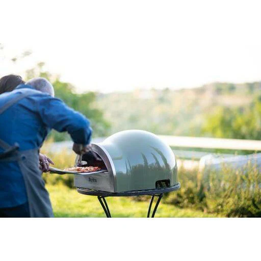 DeliVita Portable Wood Fired Pizza Oven Olive Green - Image 3