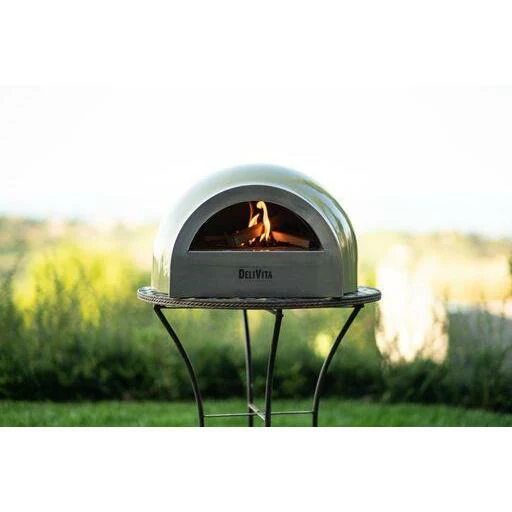 DeliVita Portable Wood Fired Pizza Oven Olive Green - Image 9