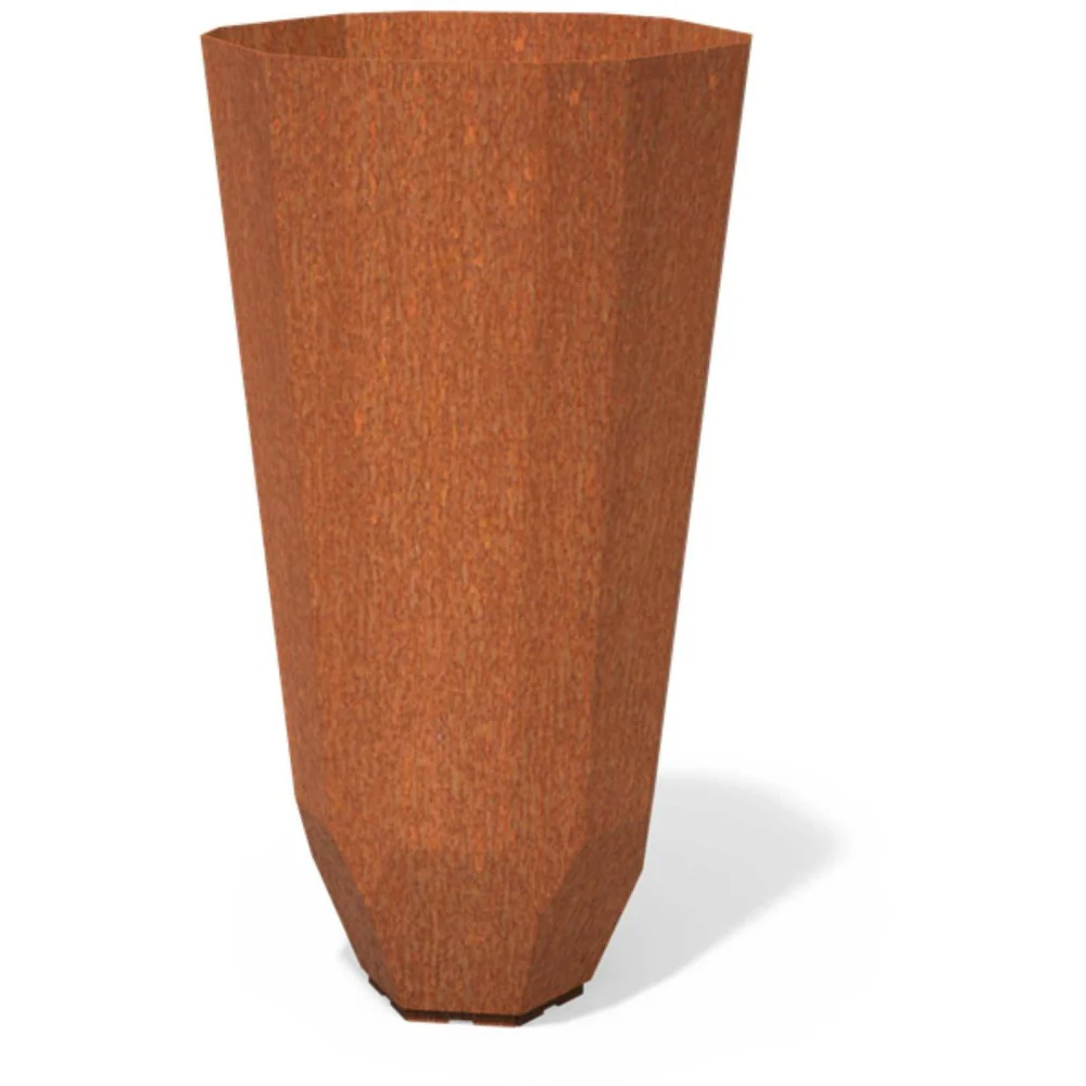Dipott Facet Corten Steel Planters - Image 10