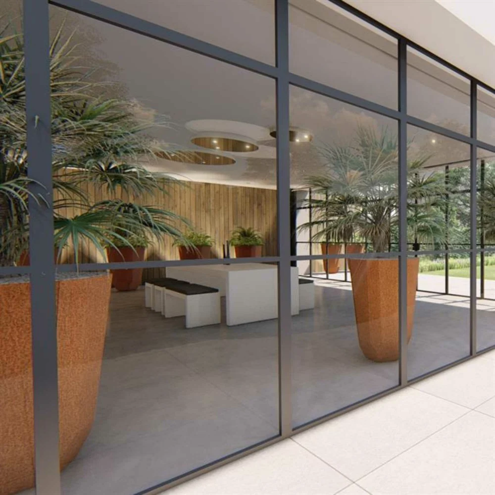 Dipott Facet Corten Steel Planters - Image 5