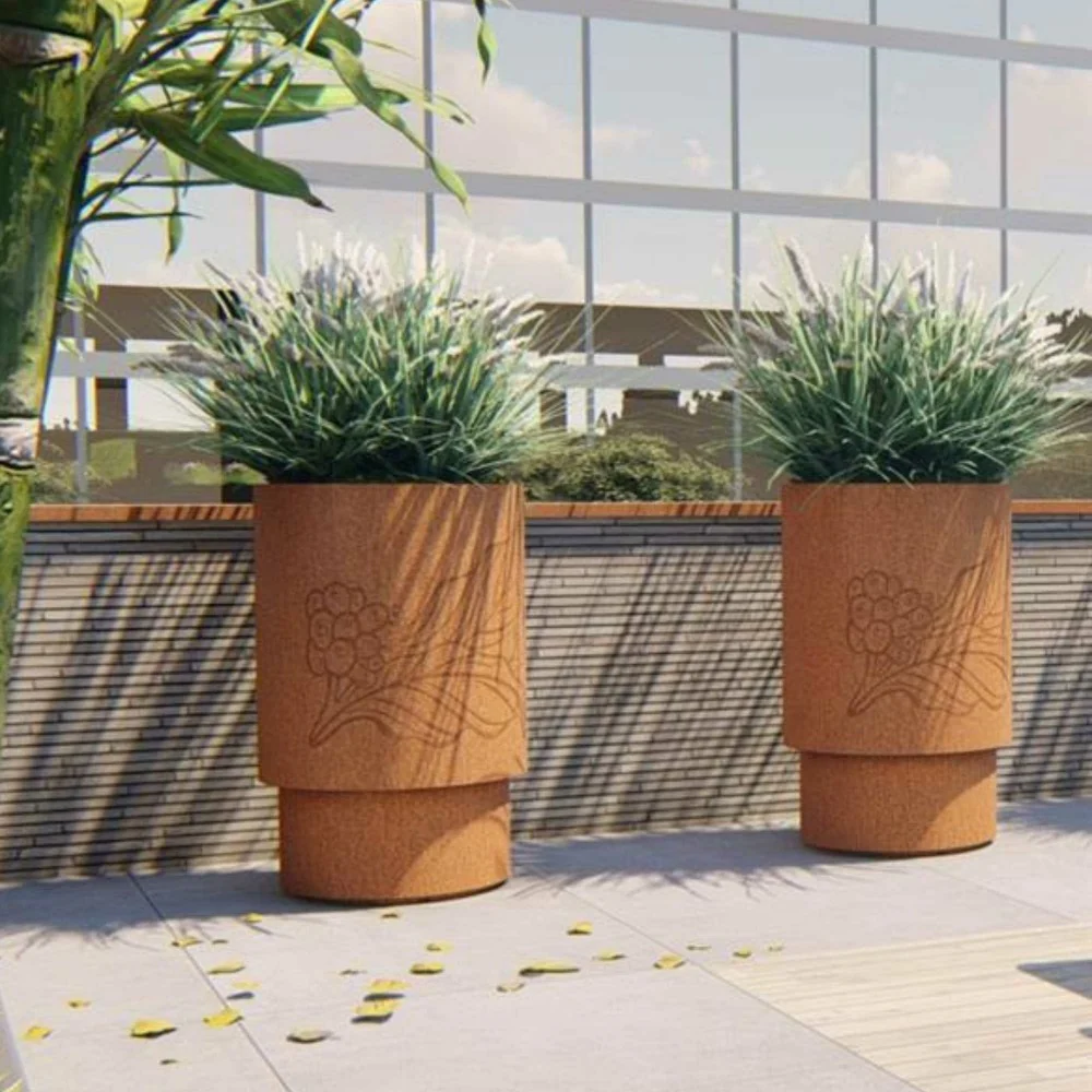 Dipott More Corten Steel Planters