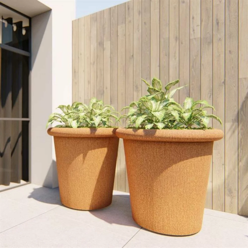 Dipott Tube Corten Steel Planters - Image 4