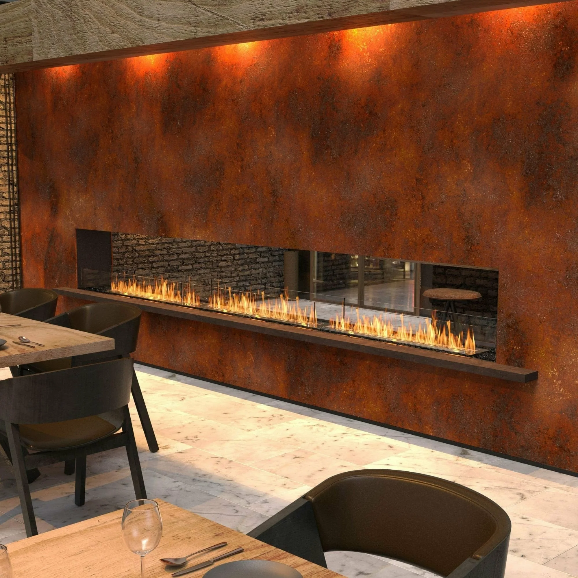 EcoSmart Fire Double Sided Fireplace - Image 10