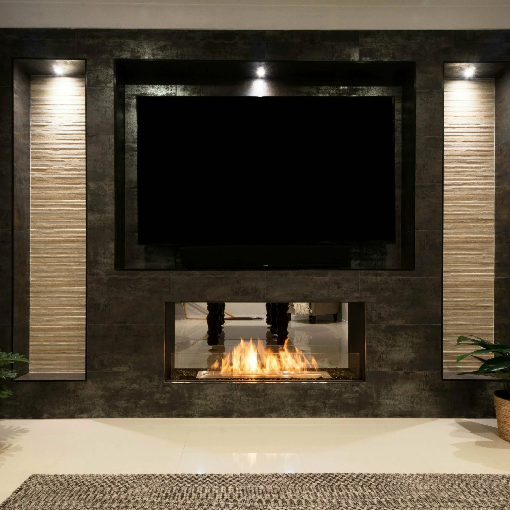EcoSmart Fire Double Sided Fireplace - Image 3