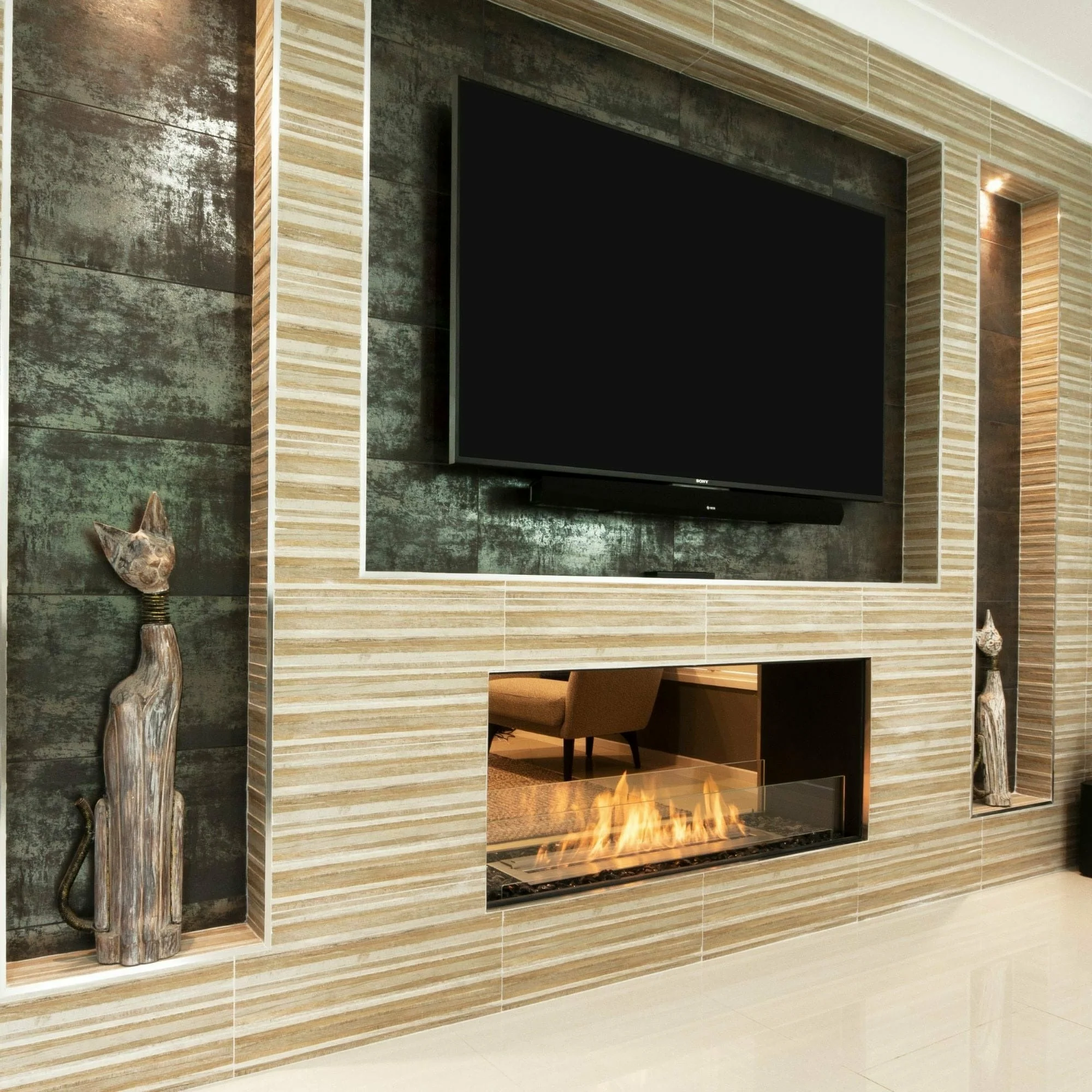 EcoSmart Fire Double Sided Fireplace - Image 5