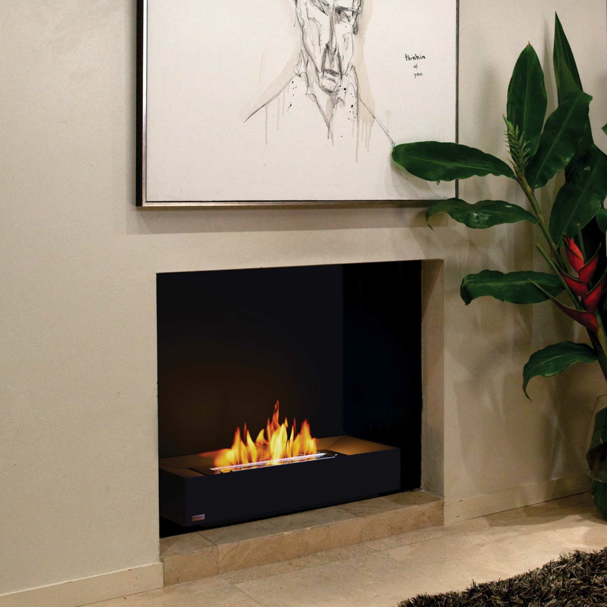 EcoSmart Fire Grate Bioethanol Fireplace Insert - Image 4