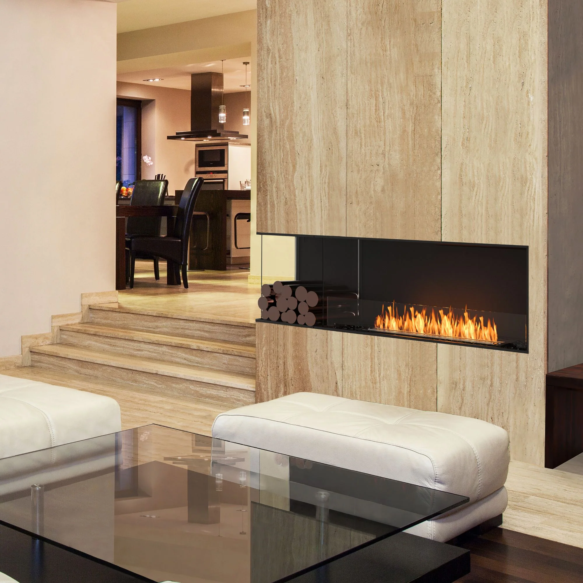 EcoSmart Fire Left Corner Bioethanol Fireplace - Image 3