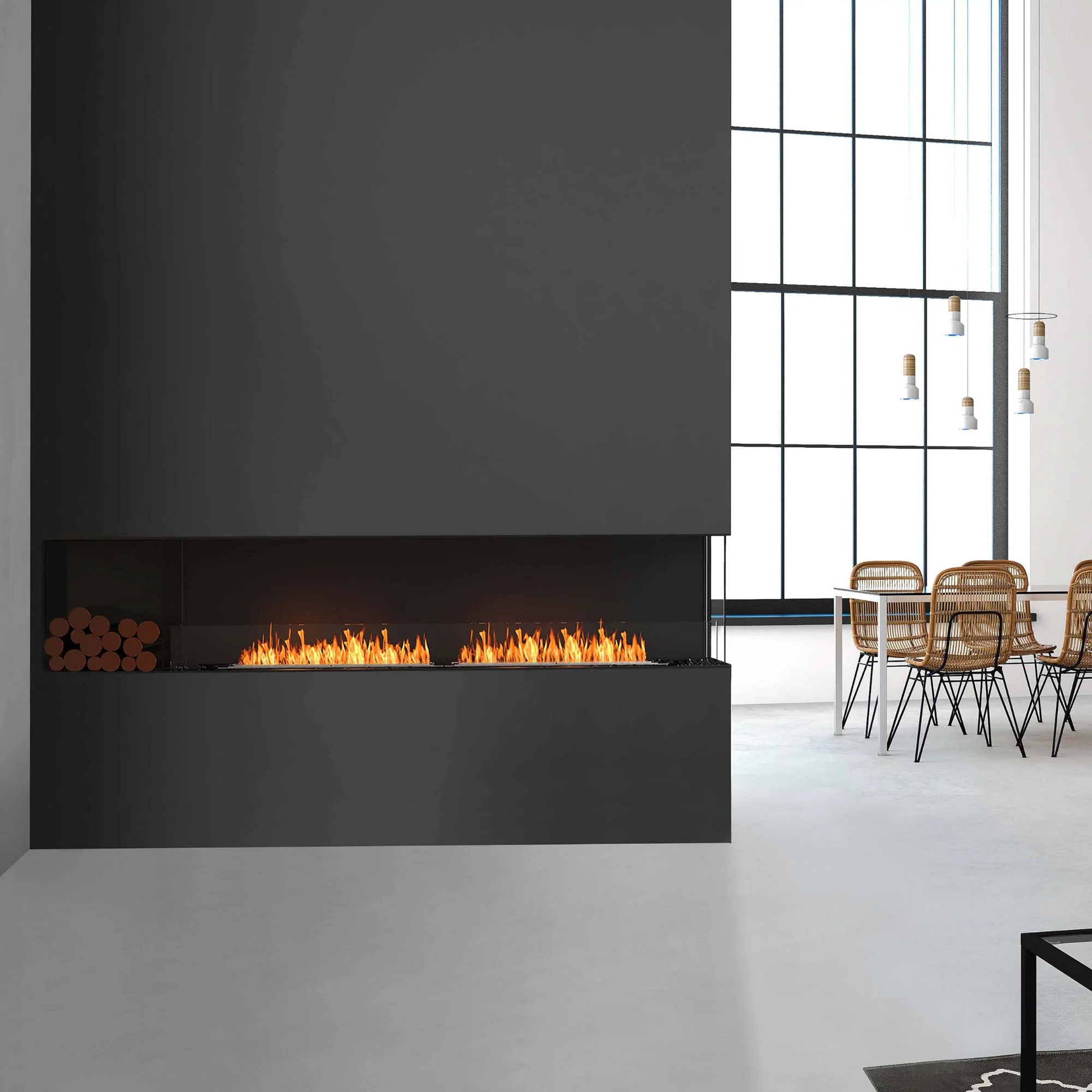 EcoSmart Fire Right Corner Bioethanol Fireplace - Image 5