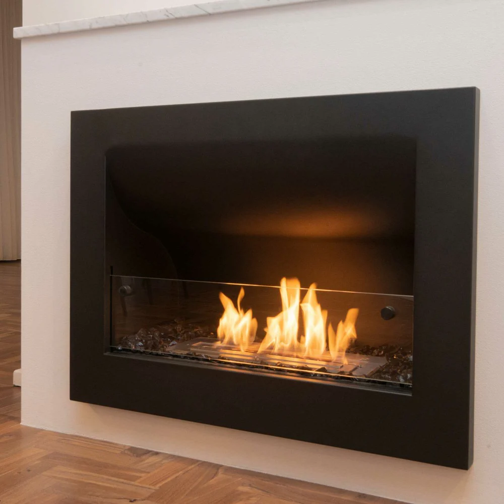 EcoSmart Curved Firebox Bioethanol Fireplace Insert - Image 4